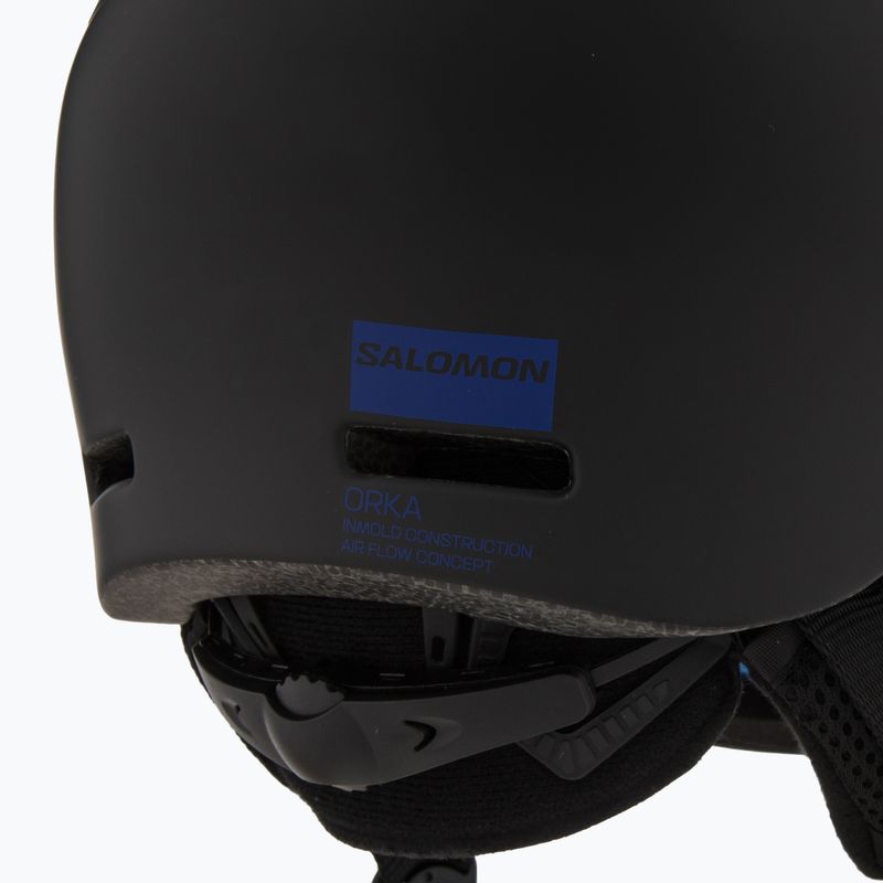 Dětská lyžařská helma Salomon Orka Visor black 8