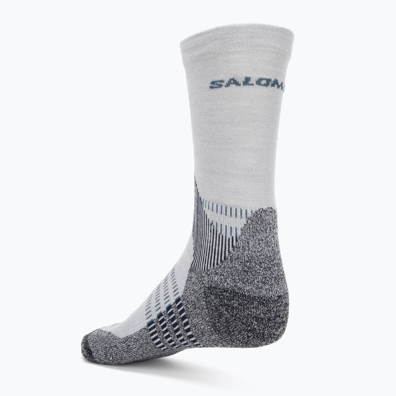 Salomon X Ultra Access Crew 2 páry trekových ponožek Quarry/stargazer 2