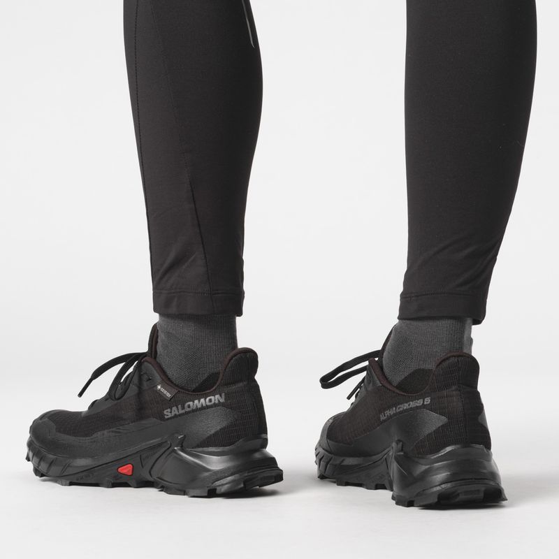 Dámské běžecké boty   Salomon Alphacross 5 GTX black/black/ebony 4