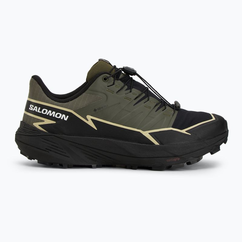 Pánské běžecké boty   Salomon Thundercoss GTX olive night/black/alfalfa 2
