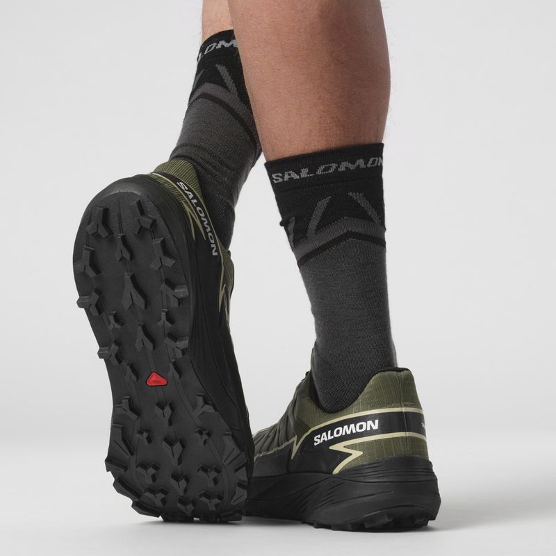 Pánské běžecké boty   Salomon Thundercoss GTX olive night/black/alfalfa 9