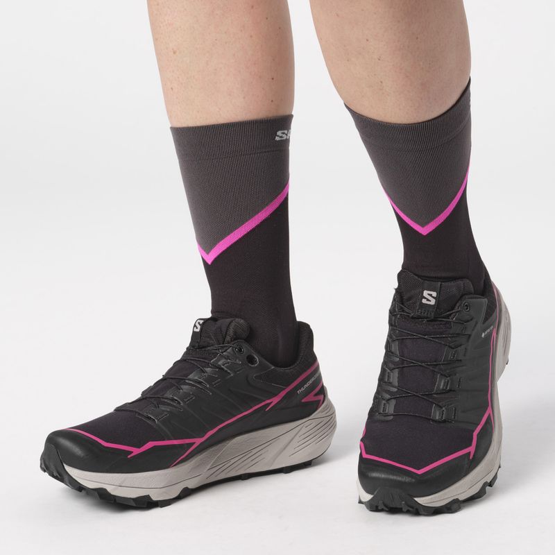 Dámské běžecké boty   Salomon Thundercoss GTX black/black/pink 3
