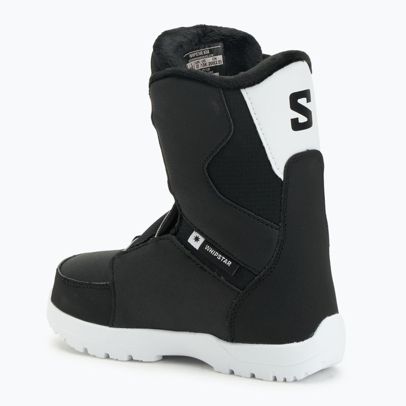 Dětské snowboardové boty Salomon Whipstar Boa Jr black/black/white 2