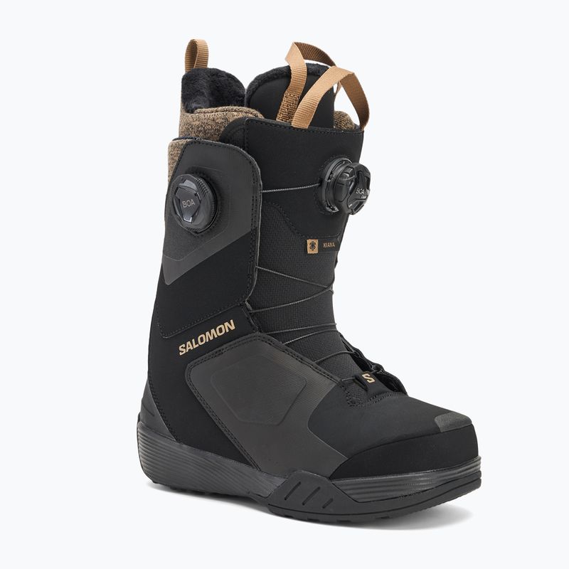 Dámské snowboardové boty Salomon Kiana Dual Boa W black/black/sepia tint