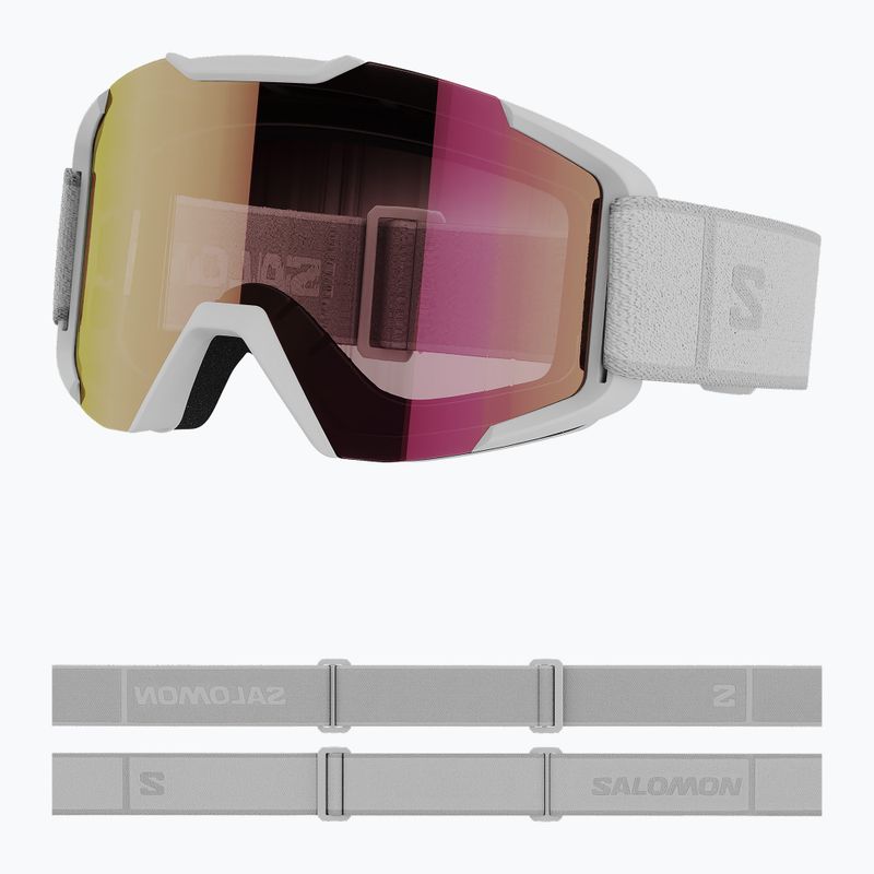 Lyžařské brýle Salomon XV white/ruby 2