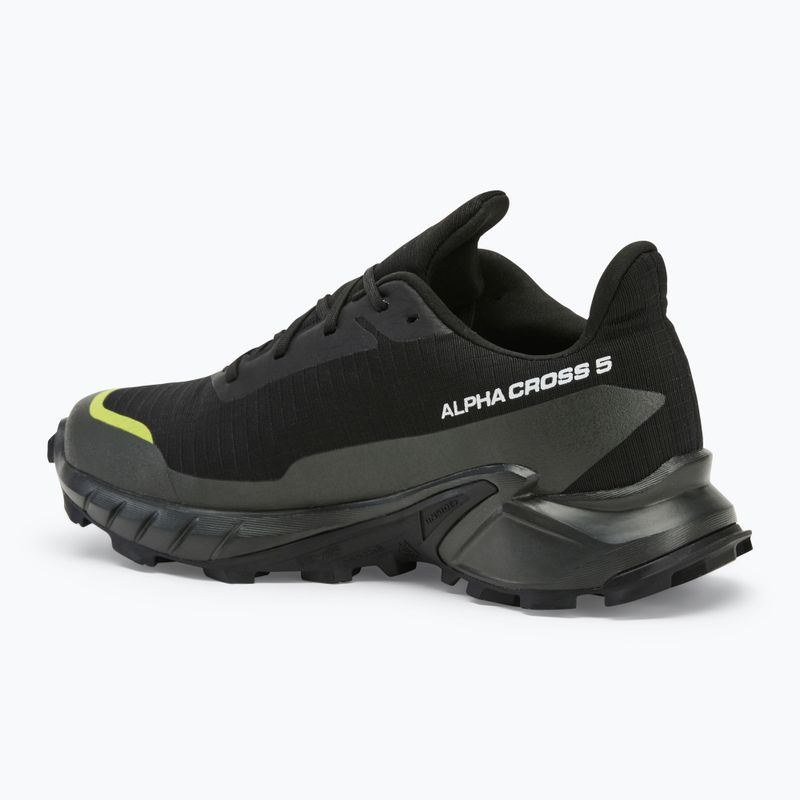 Pánské běžecké boty  Salomon Alphacross 5 GTX black/peat/sulphur spring 3