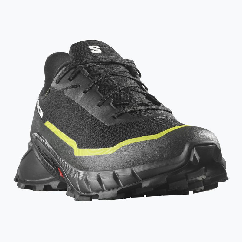 Pánské běžecké boty  Salomon Alphacross 5 GTX black/peat/sulphur spring 8