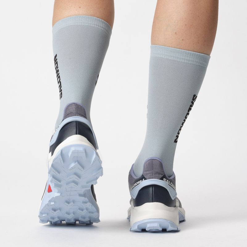 Dámské běžecké boty Salomon Supercross 4 grisaille/white/cashmere blue 15