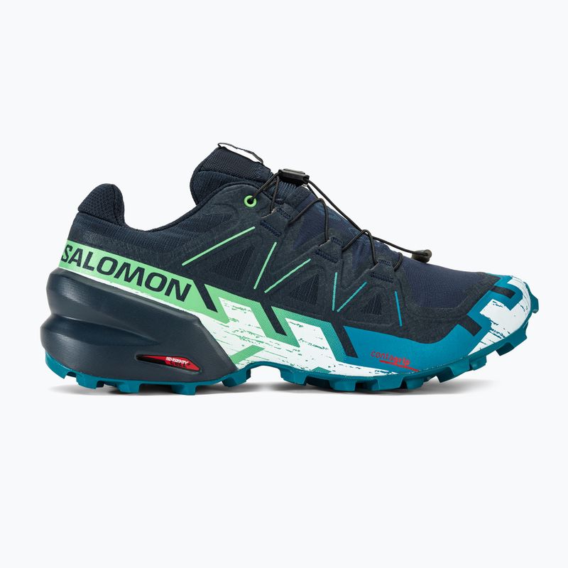 Pánské běžecké boty  Salomon Speedcross 6 carbon/tahitian tide/white 2