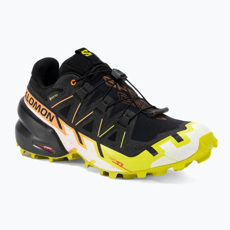 Pánské běžecké boty  Salomon Speedcross 6 GTX black/sulphur spring/bird of paradise