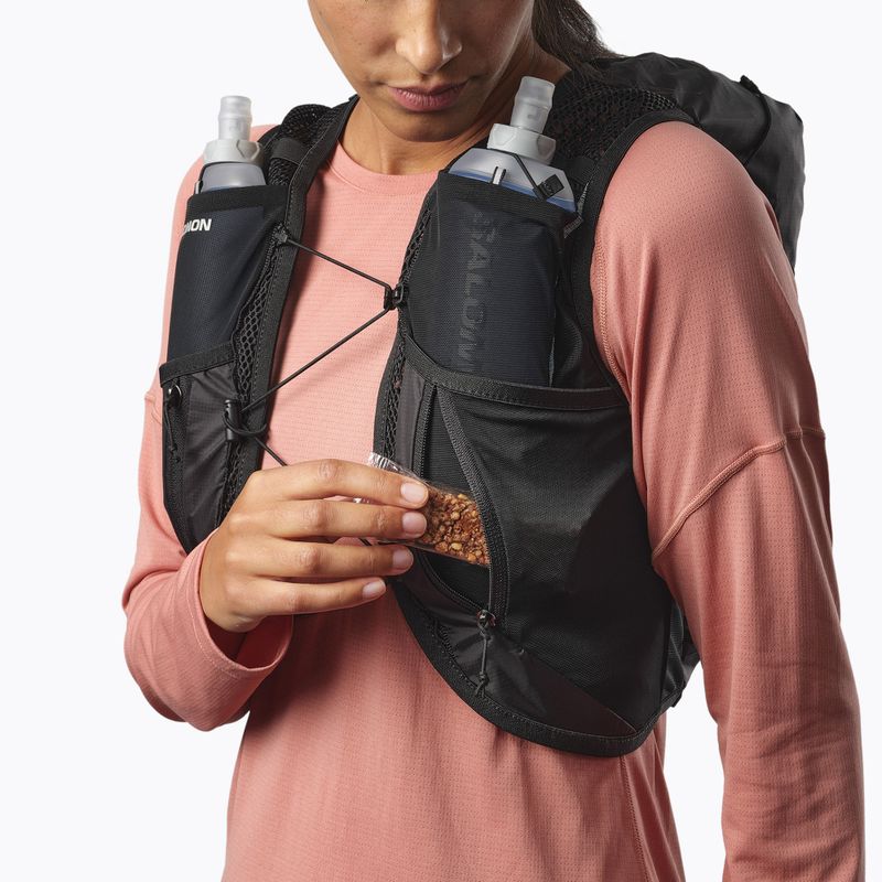 Dámská běžecká vesta Salomon Active Skin 12 Set black/metal 7