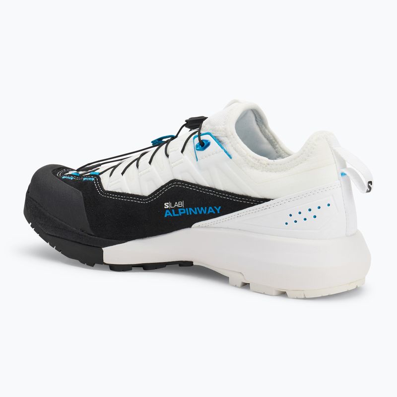Turistické boty Salomon S/LAB Alpinway white/black/transcend blue 3