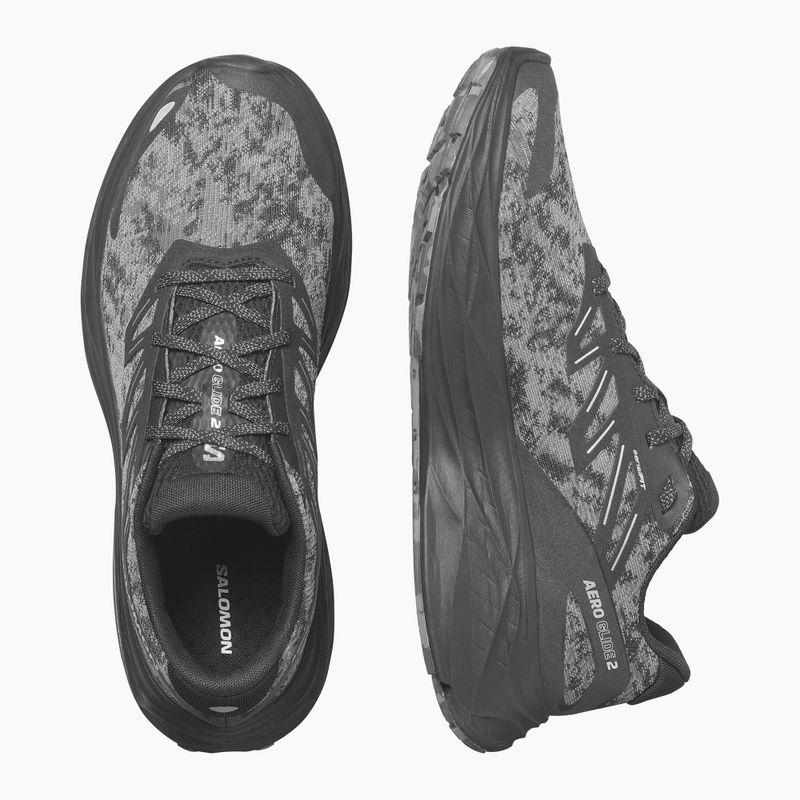 Pánské běžecké boty Salomon Aero Glide 2 black/phantom/ghost grey 13
