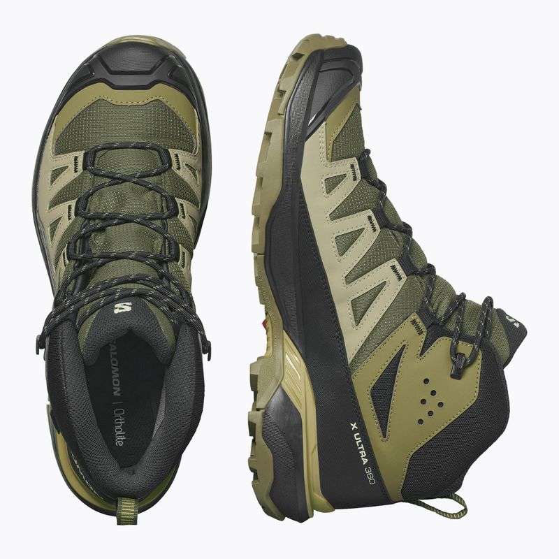 Pánské trekové boty Salomon X Ultra 360 MID GTX olive night/slate green/southern moss 13