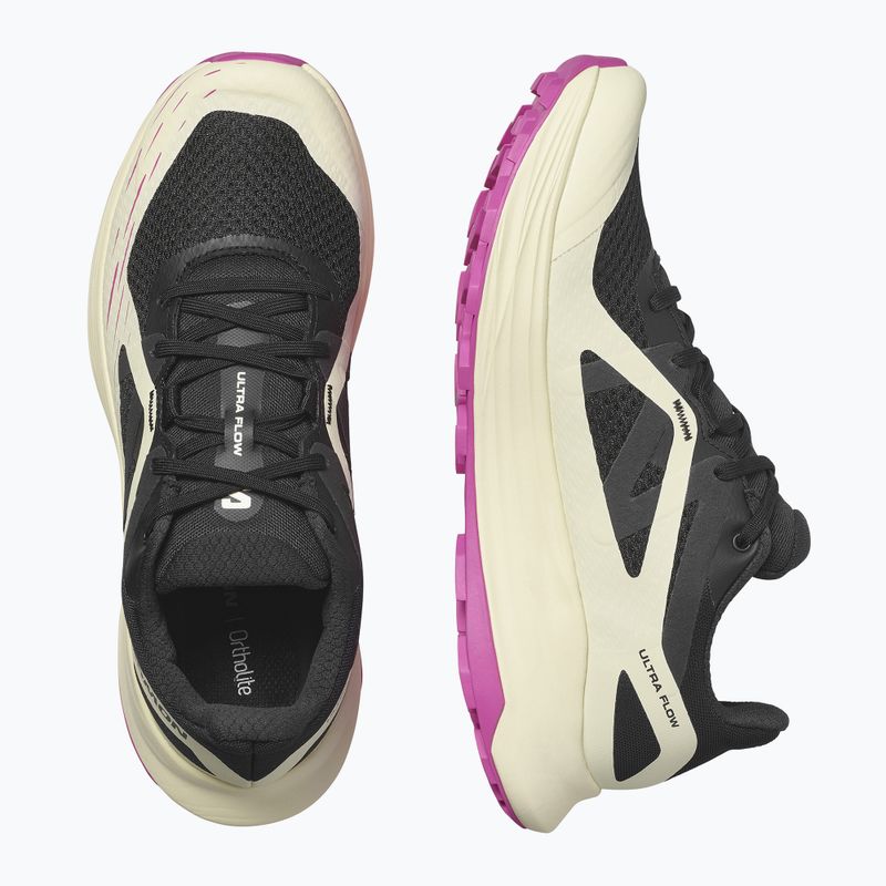 Dámské běžecké boty Salomon Ultra Flow black/transparent yellow/rose violet 13