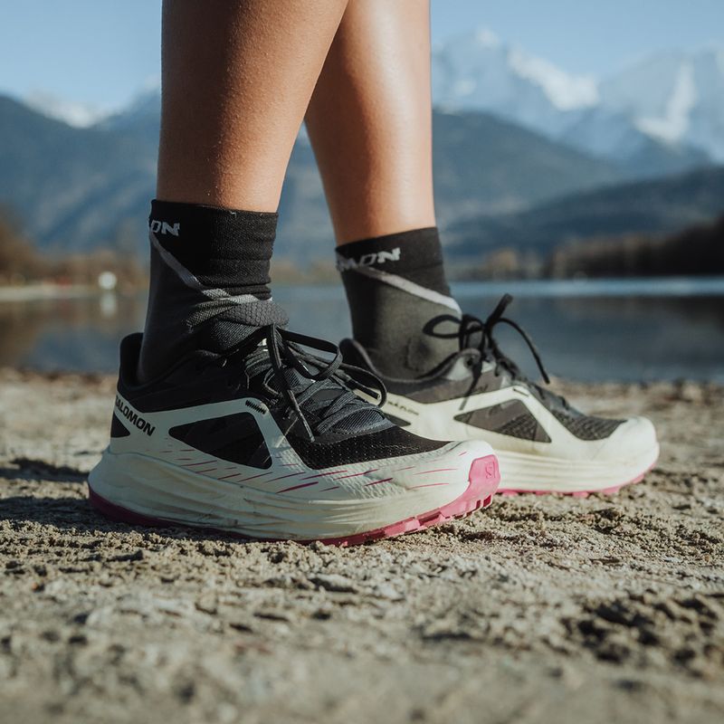 Dámské běžecké boty Salomon Ultra Flow black/transparent yellow/rose violet 18