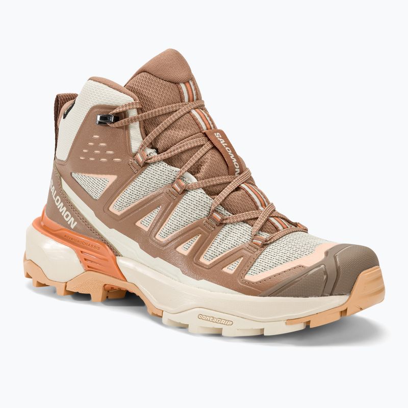 Dámské trekové boty Salomon X Ultra 360 Edge Mid GTX shortbread/raw umber