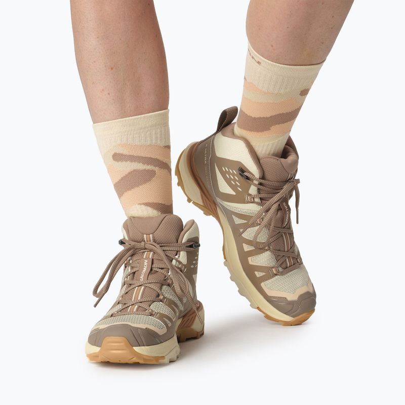 Dámské trekové boty Salomon X Ultra 360 Edge Mid GTX shortbread/raw umber 3
