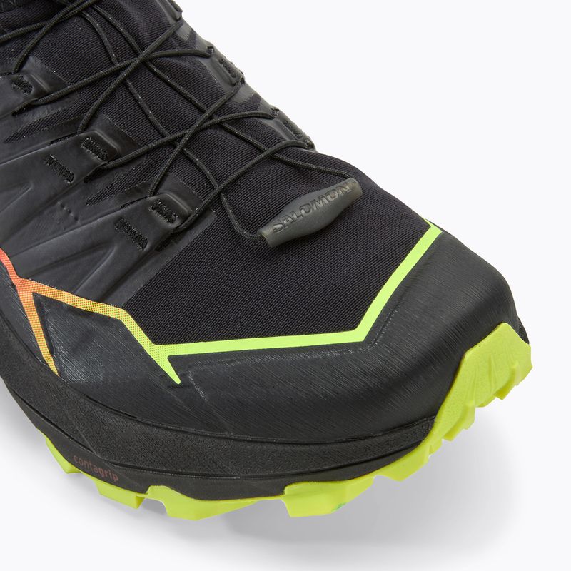 Pánské běžecké boty Salomon Thundercross GTX black/surf the web/safety yellow 7