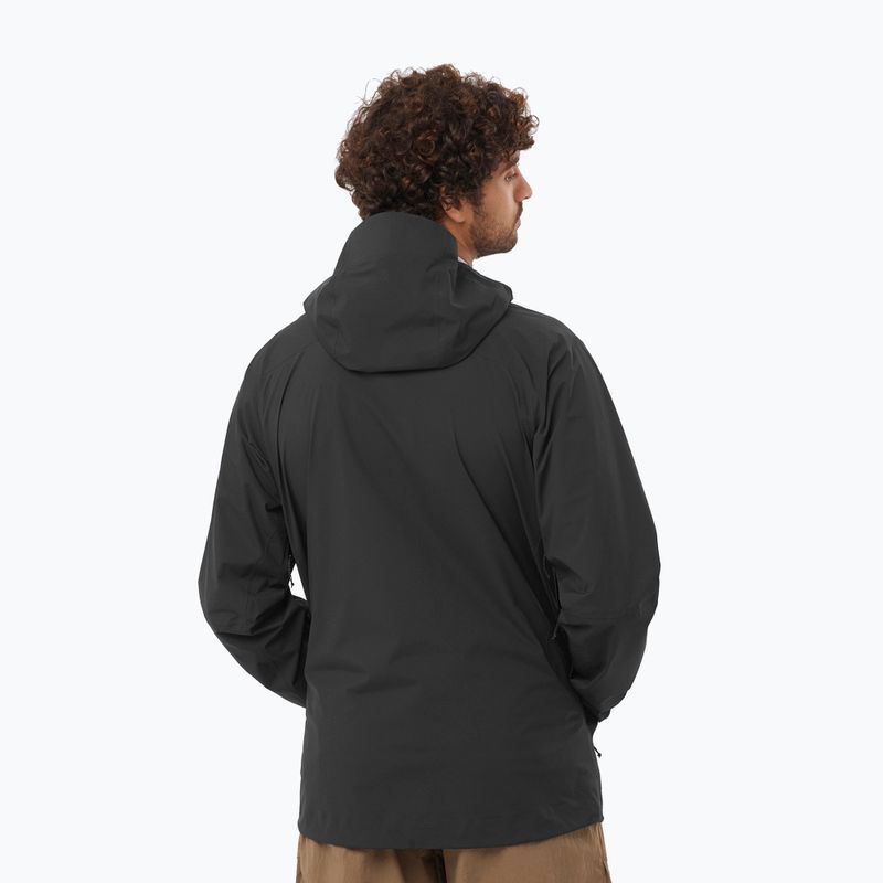 Pánská nepromokavá bunda Salomon Outerpath Pro 2.5 l deep black 2
