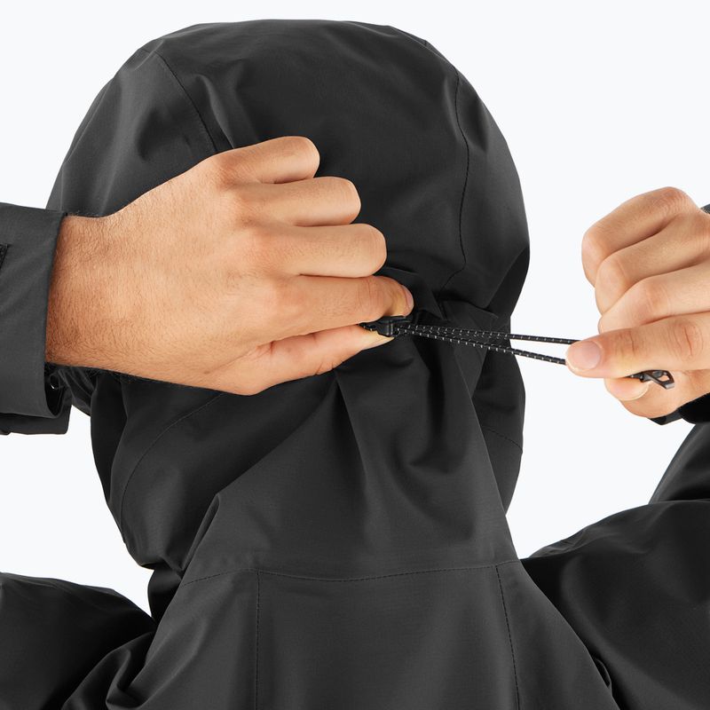 Pánská nepromokavá bunda Salomon Outerpath Pro 2.5 l deep black 3