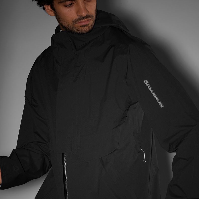 Pánská nepromokavá bunda Salomon Outerpath Pro 2.5 l deep black 8