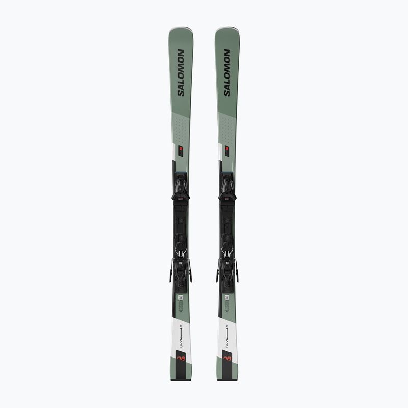 Sjezdové lyže Salomon S/Max 8 + vázání M10 GW oil green/black/white