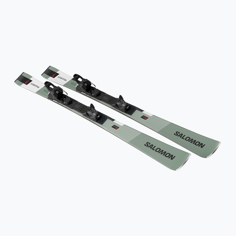 Sjezdové lyže Salomon S/Max 8 + vázání M10 GW oil green/black/white 3