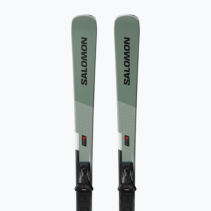 Sjezdové lyže Salomon S/Max 8 + vázání M10 GW oil green/black/white 4