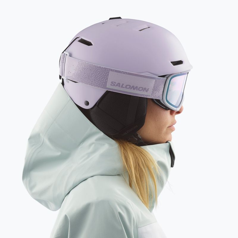 Lyžařské brýle Salomon Aksium 2.0 S Photo evening haze/photo ml blue 6
