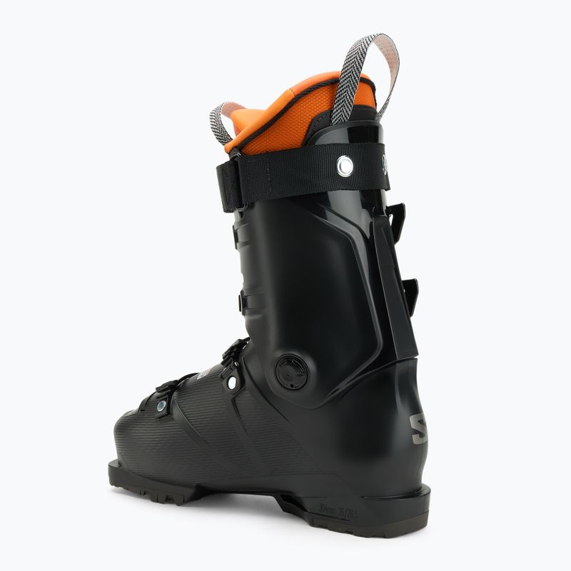 Pánské lyžáky Salomon S/Pro Alpha 100 GW black/dark grey metallic/orange tiger 2