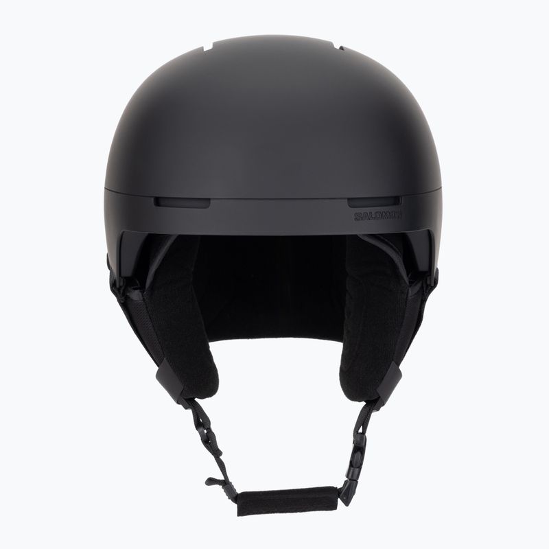 Lyžařská helma Salomon Brigade Round Fit black 2