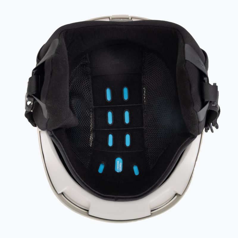 Lyžařská helma Salomon Brigade Round Fit rainy day 5