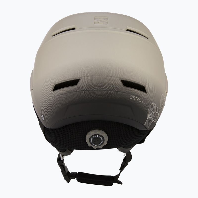 Lyžařská helma Salomon Osmo Pro Sigma Photo light bronze met/black/poppy red 3