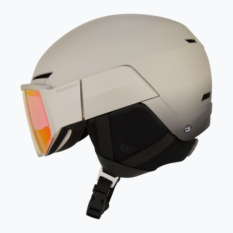 Lyžařská helma Salomon Osmo Pro Sigma Photo light bronze met/black/poppy red 4