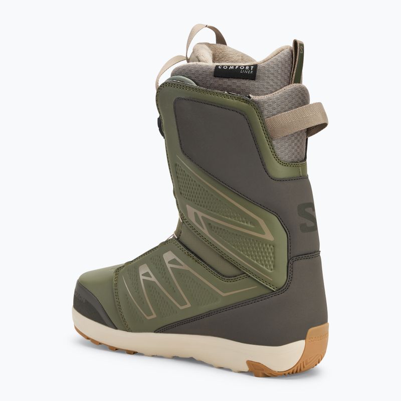 Pánské snowboardové boty Salomon Launch Boa SJ Boa deep lichen green/beluga/vintage khaki 2