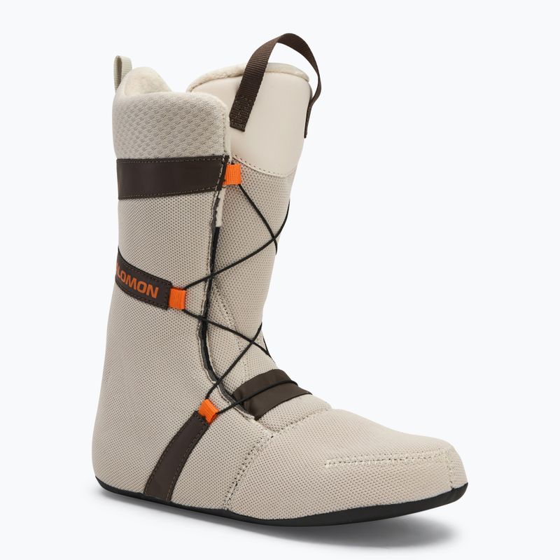 Pánské snowboardové boty Salomon Launch Boa SJ Boa rainy day/birch/vibrant orange 5