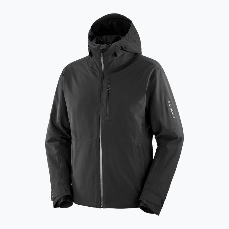 Pánská lyžařská bunda Salomon Highland deep black 7