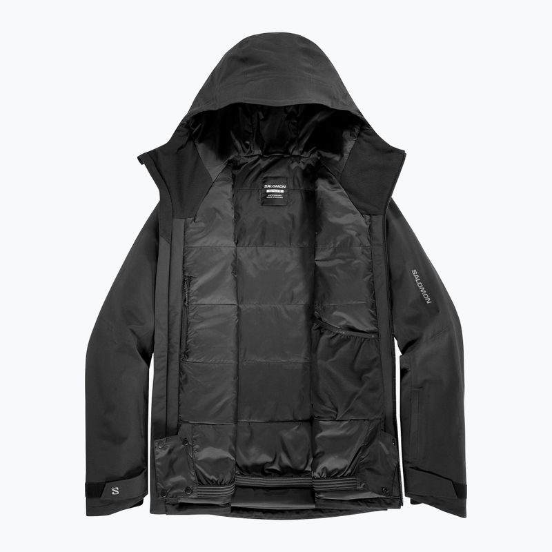 Pánská lyžařská bunda Salomon Highland deep black 8
