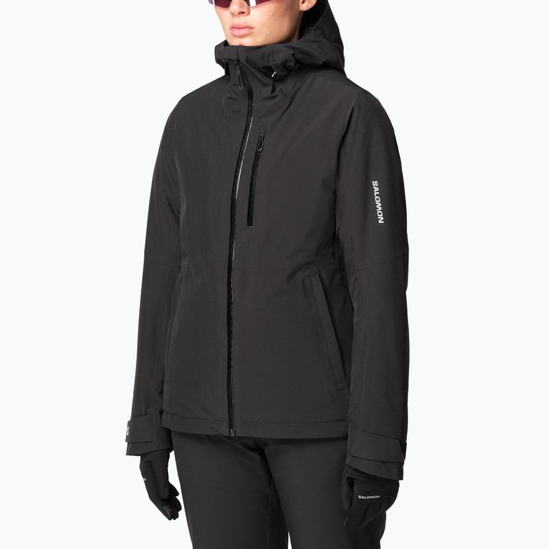 Dámská lyžařská bunda Salomon Highland deep black