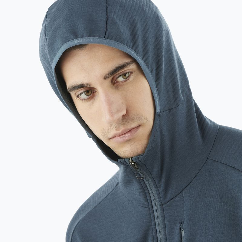 Pánská trekingová mikina Salomon Essential Lightwarm Hd midinight navy 3