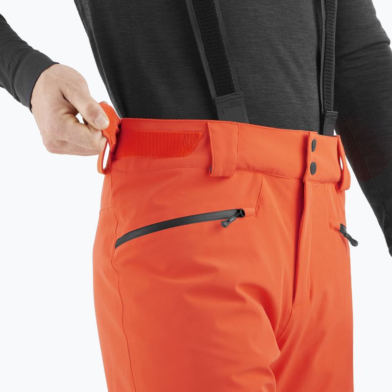 Pánské lyžařské kalhoty Salomon Edge cherry tomato 4