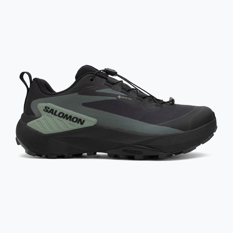Pánské běžecké boty Salomon Genesis GTX black/agave green/urban chic 2