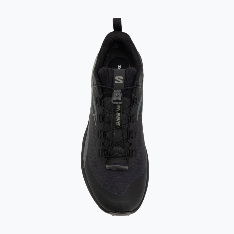 Pánské běžecké boty Salomon Genesis GTX black/agave green/urban chic 5