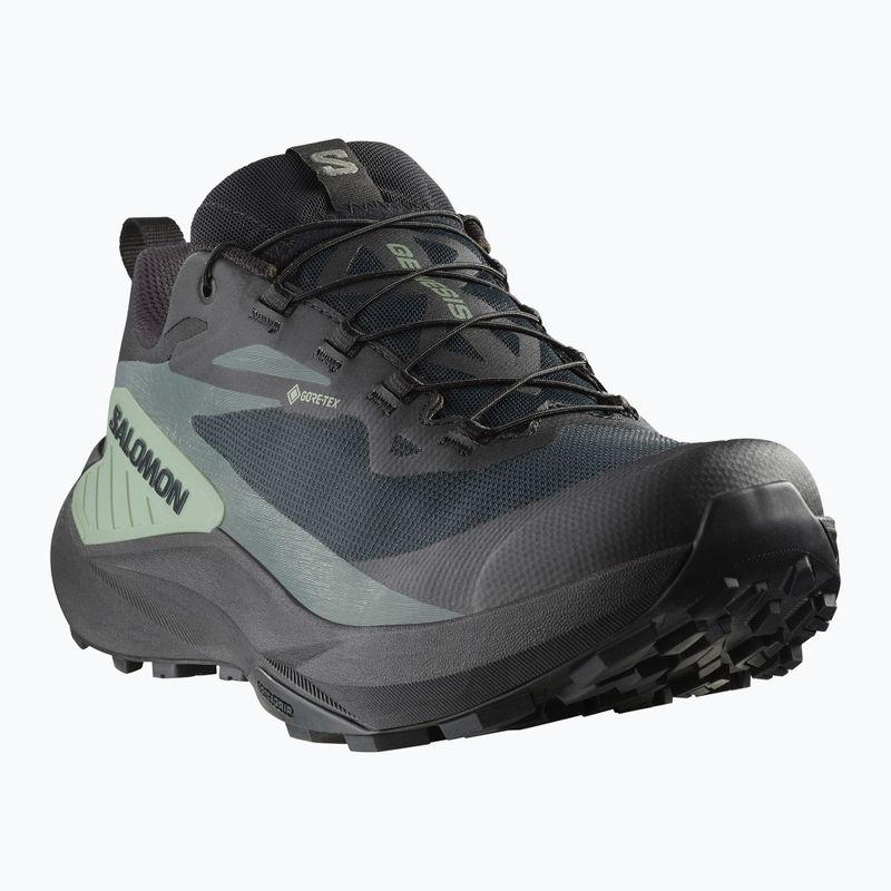 Pánské běžecké boty Salomon Genesis GTX black/agave green/urban chic 8