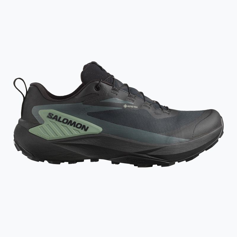 Pánské běžecké boty Salomon Genesis GTX black/agave green/urban chic 9