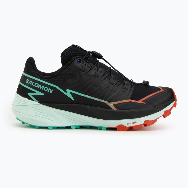 Dámské běžecké boty   Salomon Thundercross black/cherry tomato/electric green 2
