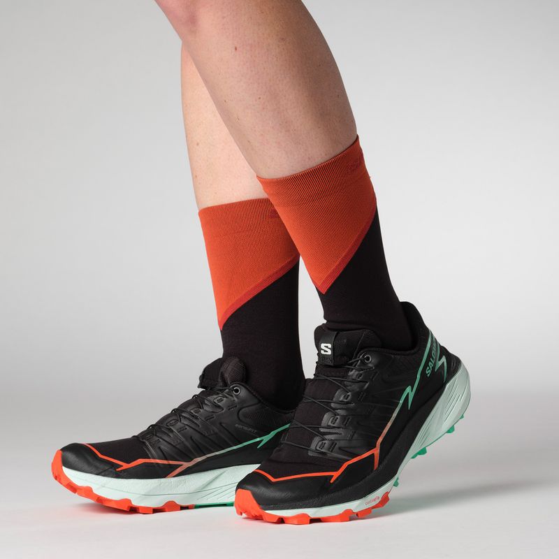 Dámské běžecké boty   Salomon Thundercross black/cherry tomato/electric green 8