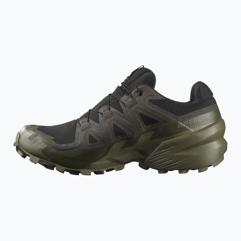 Pánské běžecké boty Salomon Speedcross 6 GTX black/peat/deep lichen green 3