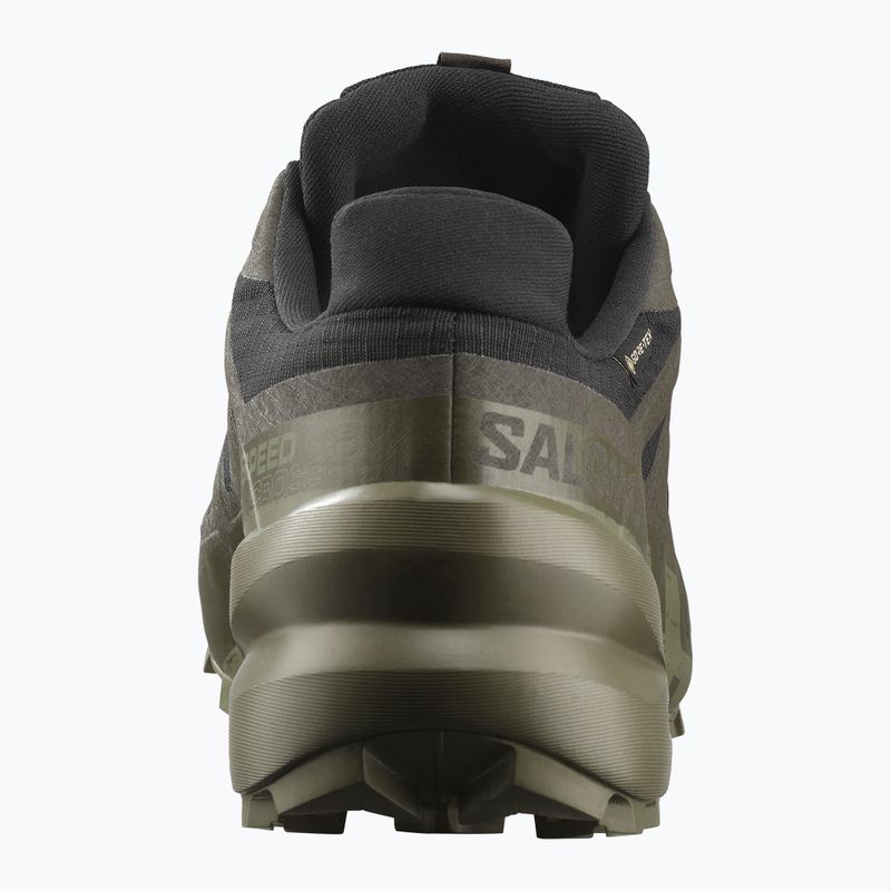 Pánské běžecké boty Salomon Speedcross 6 GTX black/peat/deep lichen green 4